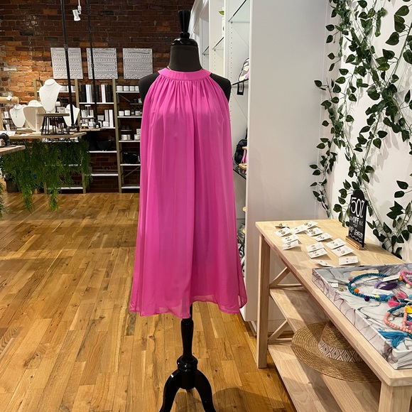 RAOUL Pink Silk Sleeveless Dress, GUC, Size 14 💓 - Picture 13 of 14